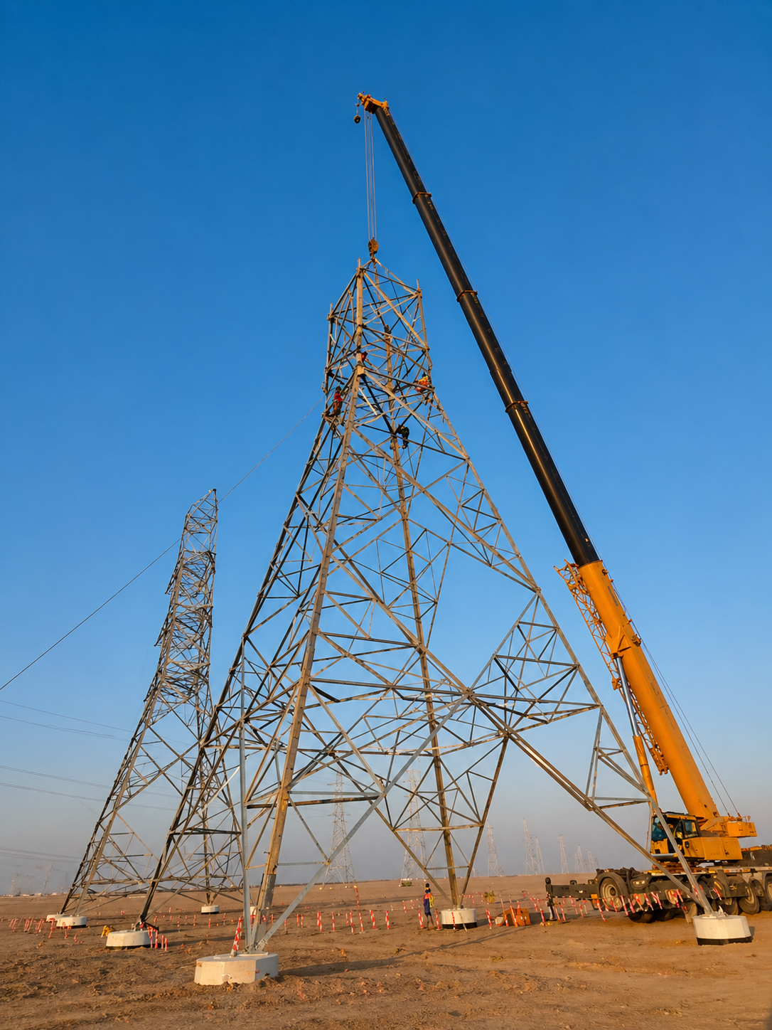 Tower Erection 380kV NEOM