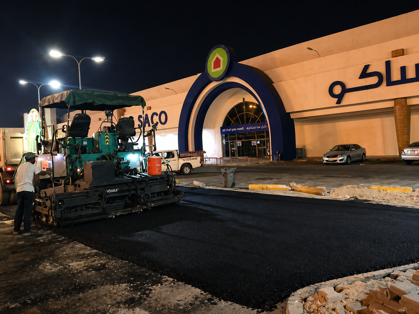 Asphalting Road Works Jeddah